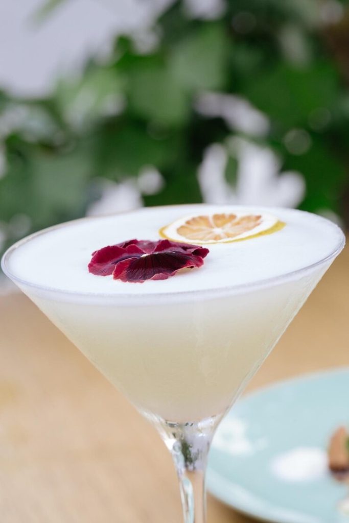 cocktail white lady vegan ou vegetalien