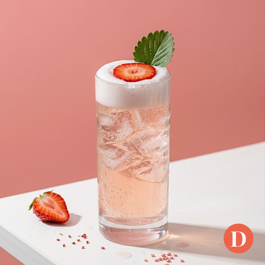recette du gin fizz fraise