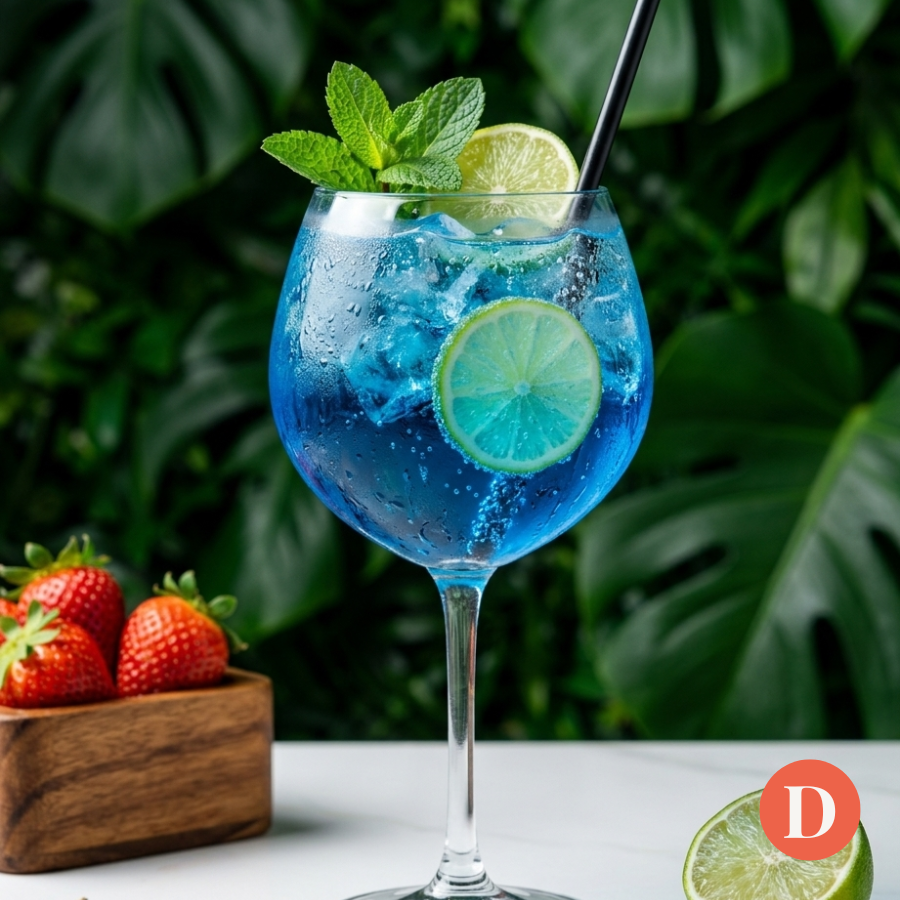 recette du spritz curaçao bleu
